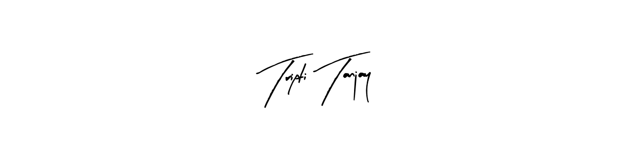 Use a signature maker to create a handwritten signature online. With this signature software, you can design (Arty Signature) your own signature for name Tripti Tanjay. Tripti Tanjay signature style 8 images and pictures png