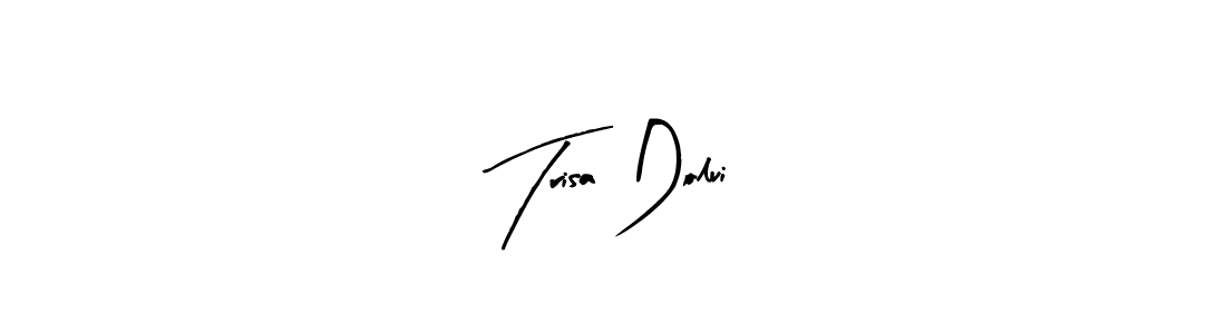 Here are the top 10 professional signature styles for the name Trisa Dolui. These are the best autograph styles you can use for your name. Trisa Dolui signature style 8 images and pictures png
