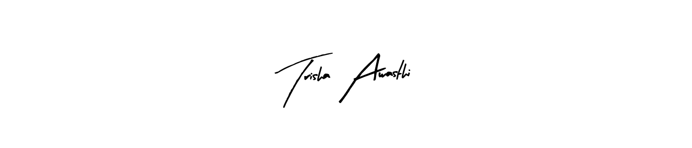 Here are the top 10 professional signature styles for the name Trisha Awasthi. These are the best autograph styles you can use for your name. Trisha Awasthi signature style 8 images and pictures png