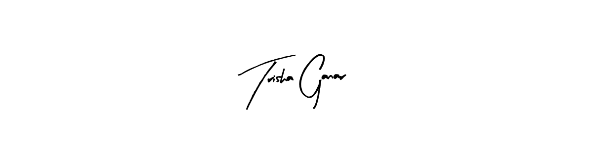 Best and Professional Signature Style for Trisha Ganar. Arty Signature Best Signature Style Collection. Trisha Ganar signature style 8 images and pictures png