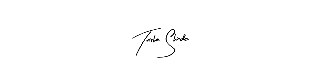 Use a signature maker to create a handwritten signature online. With this signature software, you can design (Arty Signature) your own signature for name Trisha Shinde. Trisha Shinde signature style 8 images and pictures png