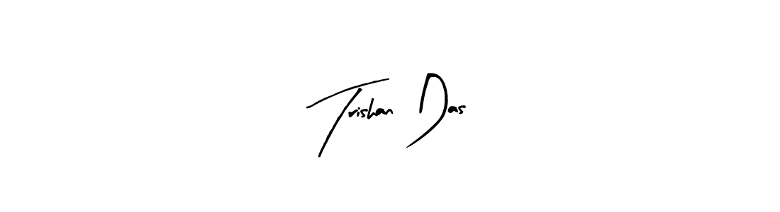 Arty Signature is a professional signature style that is perfect for those who want to add a touch of class to their signature. It is also a great choice for those who want to make their signature more unique. Get Trishan Das name to fancy signature for free. Trishan Das signature style 8 images and pictures png