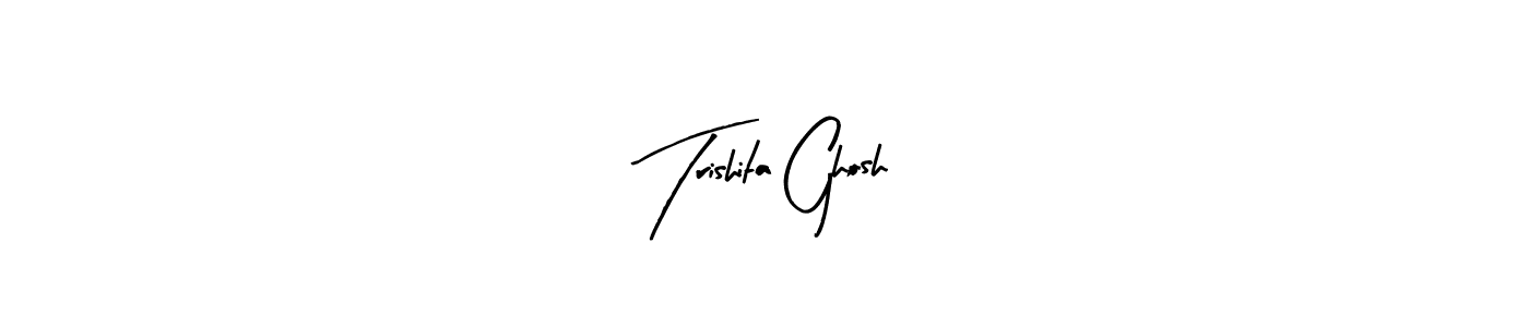 Also we have Trishita Ghosh name is the best signature style. Create professional handwritten signature collection using Arty Signature autograph style. Trishita Ghosh signature style 8 images and pictures png