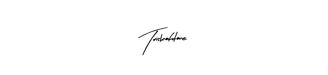 Arty Signature is a professional signature style that is perfect for those who want to add a touch of class to their signature. It is also a great choice for those who want to make their signature more unique. Get Trishnafutane name to fancy signature for free. Trishnafutane signature style 8 images and pictures png