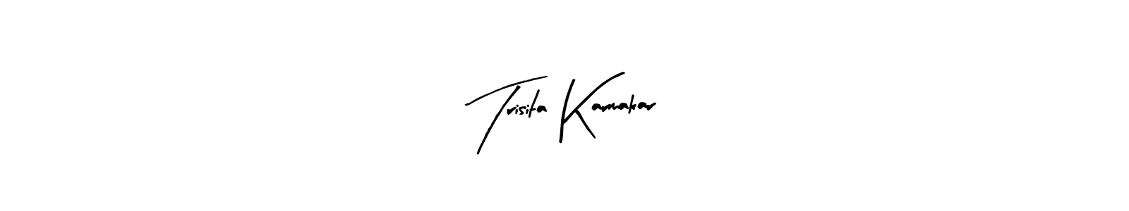 How to Draw Trisita Karmakar signature style? Arty Signature is a latest design signature styles for name Trisita Karmakar. Trisita Karmakar signature style 8 images and pictures png