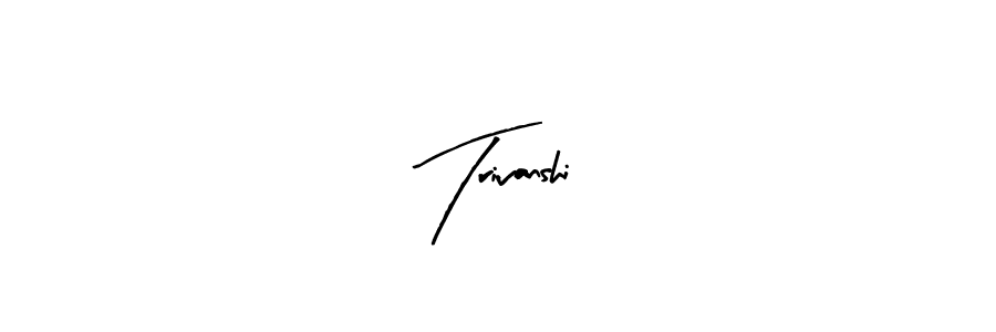 if you are searching for the best signature style for your name Trivanshi. so please give up your signature search. here we have designed multiple signature styles  using Arty Signature. Trivanshi signature style 8 images and pictures png