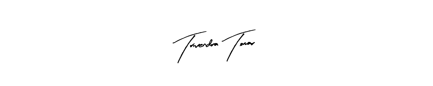 Also You can easily find your signature by using the search form. We will create Trivendra Tomar name handwritten signature images for you free of cost using Arty Signature sign style. Trivendra Tomar signature style 8 images and pictures png