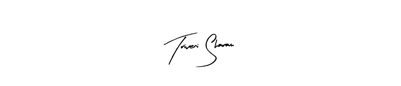 How to Draw Triveni Sharam signature style? Arty Signature is a latest design signature styles for name Triveni Sharam. Triveni Sharam signature style 8 images and pictures png