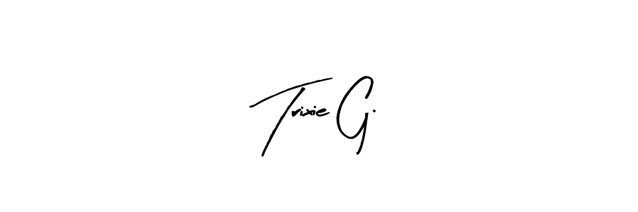 Make a beautiful signature design for name Trixie G.. With this signature (Arty Signature) style, you can create a handwritten signature for free. Trixie G. signature style 8 images and pictures png