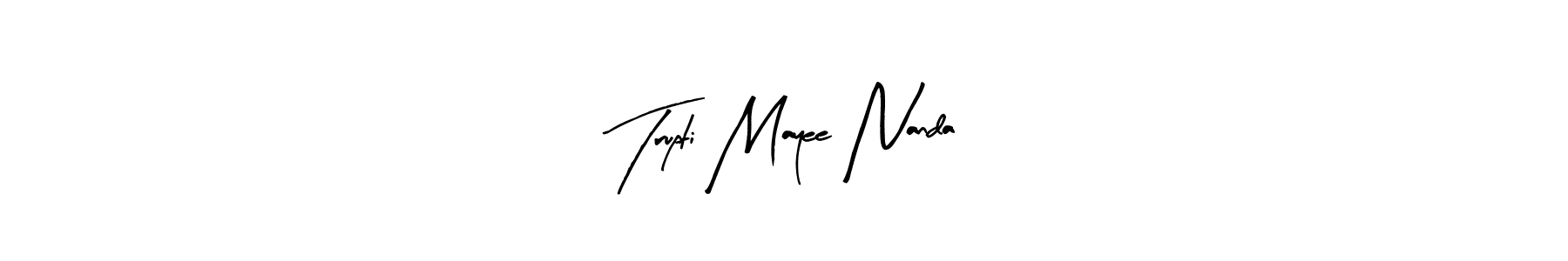 How to Draw Trupti Mayee Nanda signature style? Arty Signature is a latest design signature styles for name Trupti Mayee Nanda. Trupti Mayee Nanda signature style 8 images and pictures png