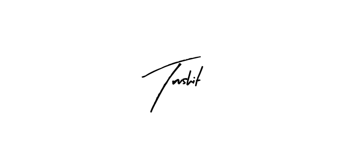 Make a beautiful signature design for name Trushit. Use this online signature maker to create a handwritten signature for free. Trushit signature style 8 images and pictures png