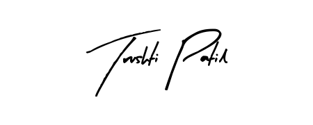 A stylish, flowing autograph style designed for name Trushti Patil using Arty Signature typography. Perfect for digital creative projects. Trushti Patil signature style 8 images and pictures png