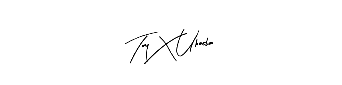 See photos of Try X Ukasha official signature by Spectra . Check more albums & portfolios. Read reviews & check more about Arty Signature font. Try X Ukasha signature style 8 images and pictures png