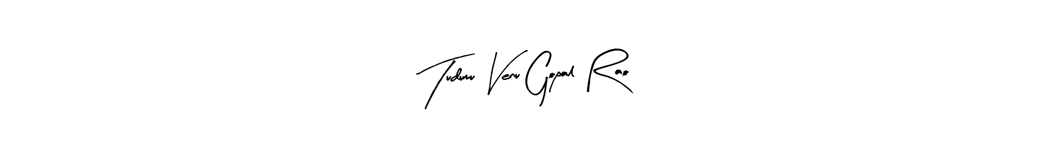 How to make Tudumu Venu Gopal Rao name signature. Use Arty Signature style for creating short signs online. This is the latest handwritten sign. Tudumu Venu Gopal Rao signature style 8 images and pictures png