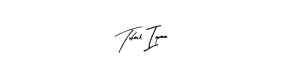 Design your own signature with our free online signature maker. With this signature software, you can create a handwritten (Arty Signature) signature for name Tufail Iqraa. Tufail Iqraa signature style 8 images and pictures png