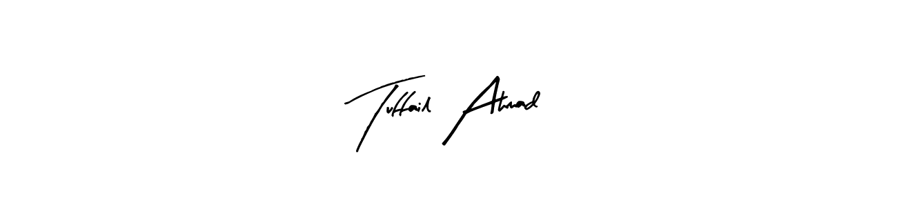 Use a signature maker to create a handwritten signature online. With this signature software, you can design (Arty Signature) your own signature for name Tuffail Ahmad. Tuffail Ahmad signature style 8 images and pictures png