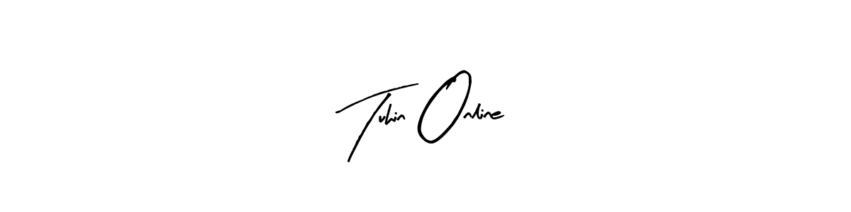 The best way (Arty Signature) to make a short signature is to pick only two or three words in your name. The name Tuhin Online include a total of six letters. For converting this name. Tuhin Online signature style 8 images and pictures png