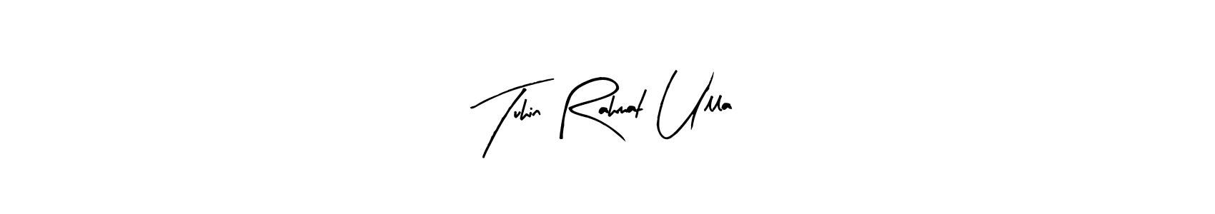 Tuhin Rahmat Ulla stylish signature style. Best Handwritten Sign (Arty Signature) for my name. Handwritten Signature Collection Ideas for my name Tuhin Rahmat Ulla. Tuhin Rahmat Ulla signature style 8 images and pictures png