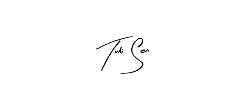 How to Draw Tuli Sen signature style? Arty Signature is a latest design signature styles for name Tuli Sen. Tuli Sen signature style 8 images and pictures png