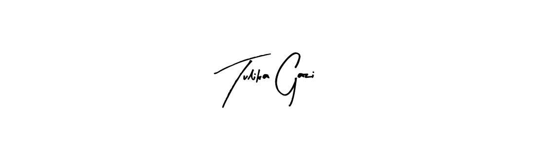 Also You can easily find your signature by using the search form. We will create Tulika Gazi name handwritten signature images for you free of cost using Arty Signature sign style. Tulika Gazi signature style 8 images and pictures png