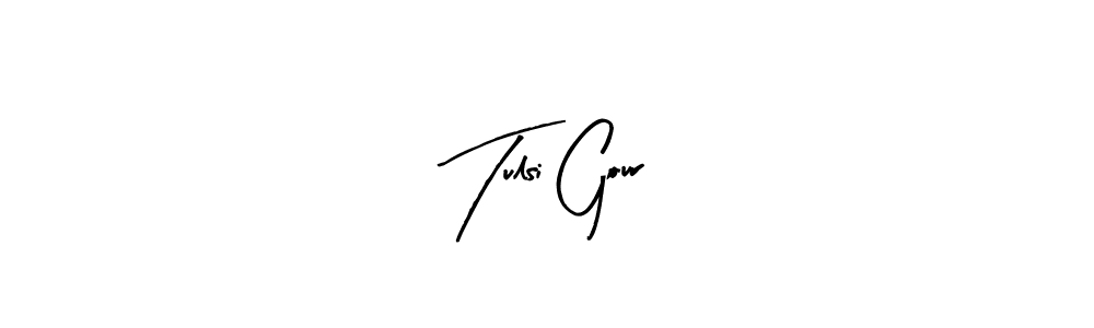 It looks lik you need a new signature style for name Tulsi Gour. Design unique handwritten (Arty Signature) signature with our free signature maker in just a few clicks. Tulsi Gour signature style 8 images and pictures png
