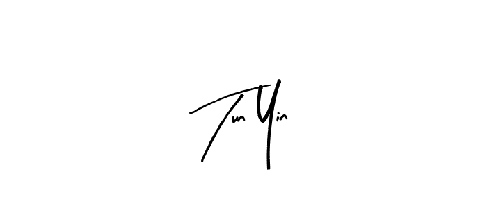 Create a beautiful signature design for name Tun Yin. With this signature (Arty Signature) fonts, you can make a handwritten signature for free. Tun Yin signature style 8 images and pictures png