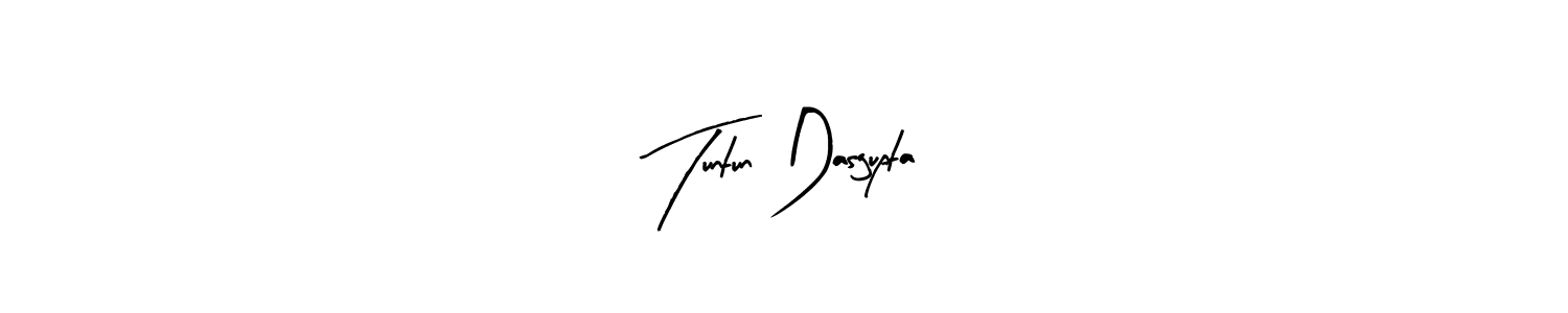 You should practise on your own different ways (Arty Signature) to write your name (Tuntun Dasgupta) in signature. don't let someone else do it for you. Tuntun Dasgupta signature style 8 images and pictures png