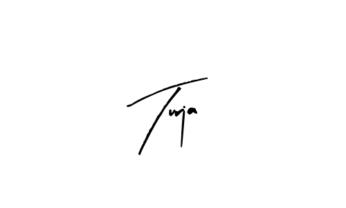 How to make Turja name signature. Use Arty Signature style for creating short signs online. This is the latest handwritten sign. Turja signature style 8 images and pictures png