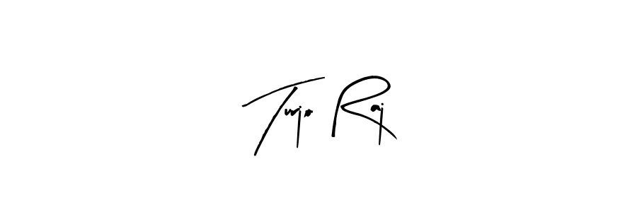 Arty Signature is a professional signature style that is perfect for those who want to add a touch of class to their signature. It is also a great choice for those who want to make their signature more unique. Get Turjo Raj name to fancy signature for free. Turjo Raj signature style 8 images and pictures png