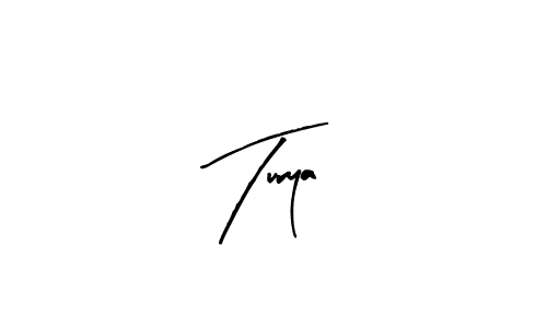 Create a beautiful signature design for name Turya. With this signature (Arty Signature) fonts, you can make a handwritten signature for free. Turya signature style 8 images and pictures png