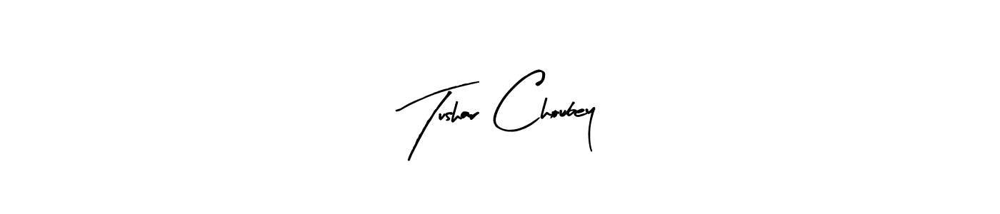 You should practise on your own different ways (Arty Signature) to write your name (Tushar Choubey) in signature. don't let someone else do it for you. Tushar Choubey signature style 8 images and pictures png