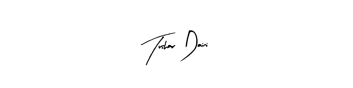 Once you've used our free online signature maker to create your best signature Arty Signature style, it's time to enjoy all of the benefits that Tushar Daini name signing documents. Tushar Daini signature style 8 images and pictures png