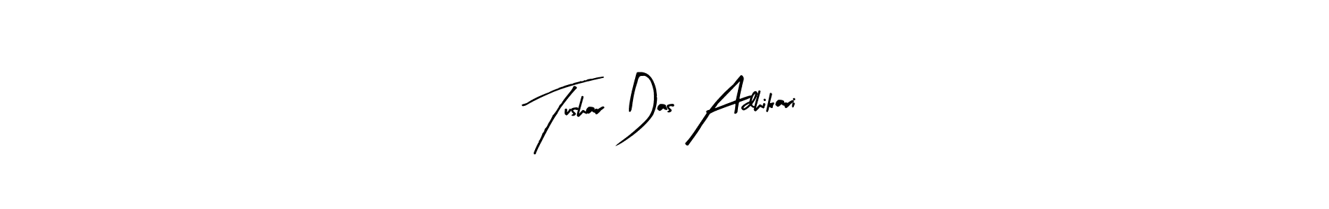 Make a short Tushar Das Adhikari signature style. Manage your documents anywhere anytime using Arty Signature. Create and add eSignatures, submit forms, share and send files easily. Tushar Das Adhikari signature style 8 images and pictures png