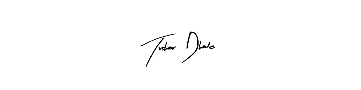 Here are the top 10 professional signature styles for the name Tushar Dhale. These are the best autograph styles you can use for your name. Tushar Dhale signature style 8 images and pictures png