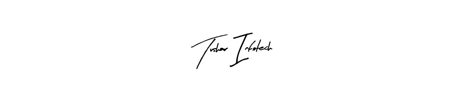 Also we have Tushar Infotech name is the best signature style. Create professional handwritten signature collection using Arty Signature autograph style. Tushar Infotech signature style 8 images and pictures png