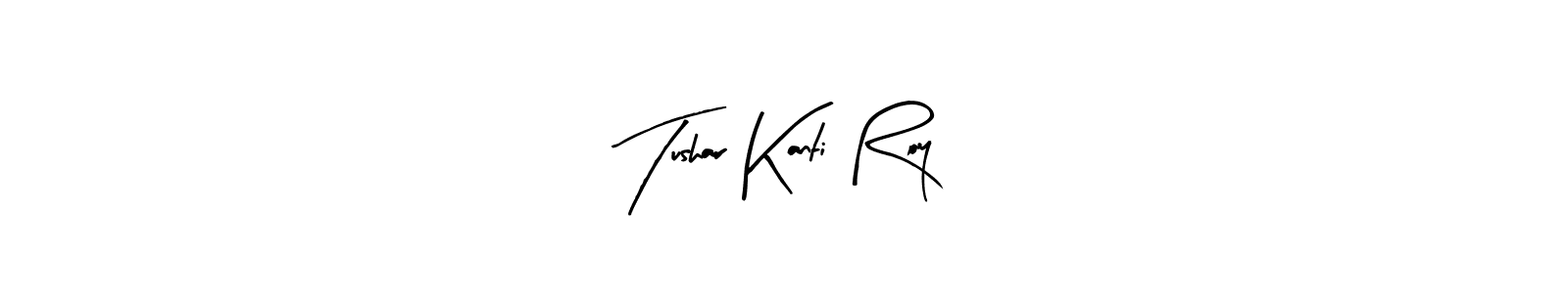 Arty Signature is a professional signature style that is perfect for those who want to add a touch of class to their signature. It is also a great choice for those who want to make their signature more unique. Get Tushar Kanti Roy name to fancy signature for free. Tushar Kanti Roy signature style 8 images and pictures png