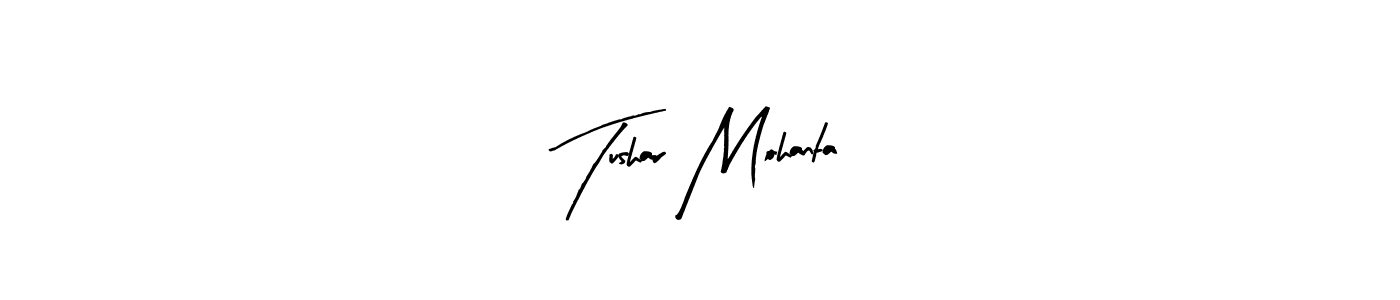 Similarly Arty Signature is the best handwritten signature design. Signature creator online .You can use it as an online autograph creator for name Tushar Mohanta. Tushar Mohanta signature style 8 images and pictures png