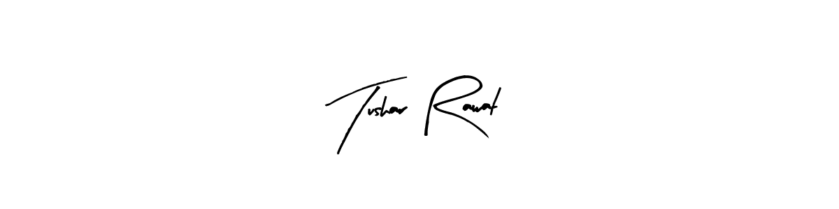 Use a signature maker to create a handwritten signature online. With this signature software, you can design (Arty Signature) your own signature for name Tushar Rawat. Tushar Rawat signature style 8 images and pictures png
