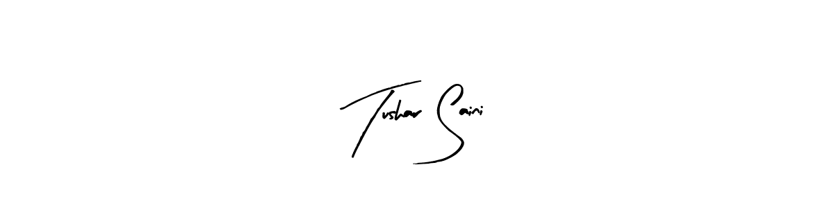 You can use this online signature creator to create a handwritten signature for the name Tushar Saini. This is the best online autograph maker. Tushar Saini signature style 8 images and pictures png