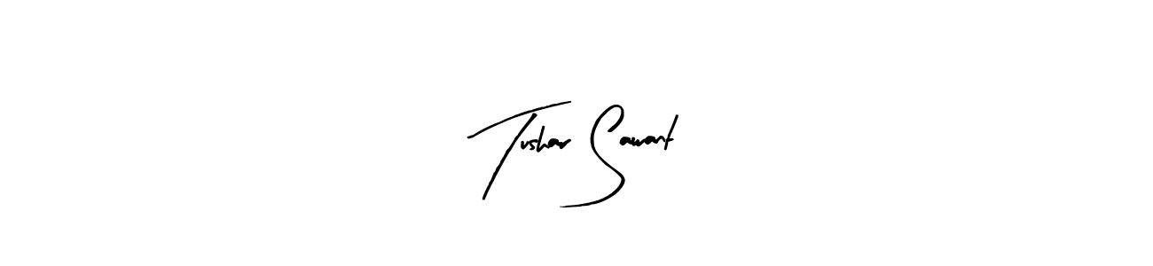 How to Draw Tushar Sawant signature style? Arty Signature is a latest design signature styles for name Tushar Sawant. Tushar Sawant signature style 8 images and pictures png