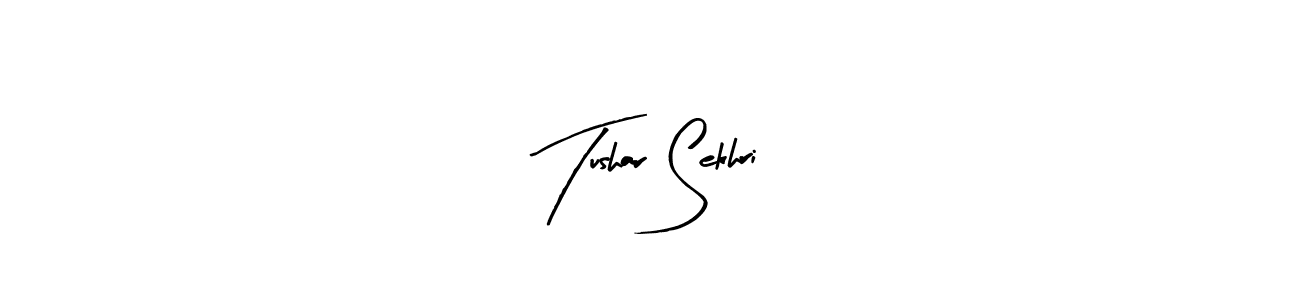 This is the best signature style for the Tushar Sekhri name. Also you like these signature font (Arty Signature). Mix name signature. Tushar Sekhri signature style 8 images and pictures png
