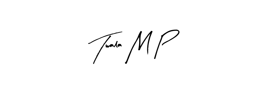 Design your own signature with our free online signature maker. With this signature software, you can create a handwritten (Arty Signature) signature for name Twala M P. Twala M P signature style 8 images and pictures png