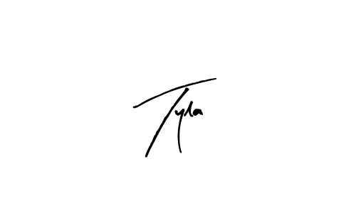 Design your own signature with our free online signature maker. With this signature software, you can create a handwritten (Arty Signature) signature for name Tyla . Tyla  signature style 8 images and pictures png