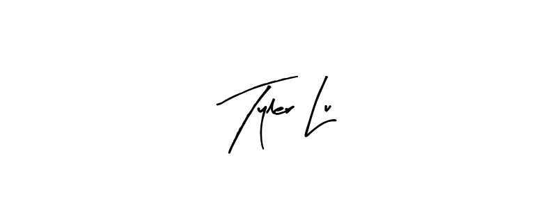 You should practise on your own different ways (Arty Signature) to write your name (Tyler Lu) in signature. don't let someone else do it for you. Tyler Lu signature style 8 images and pictures png
