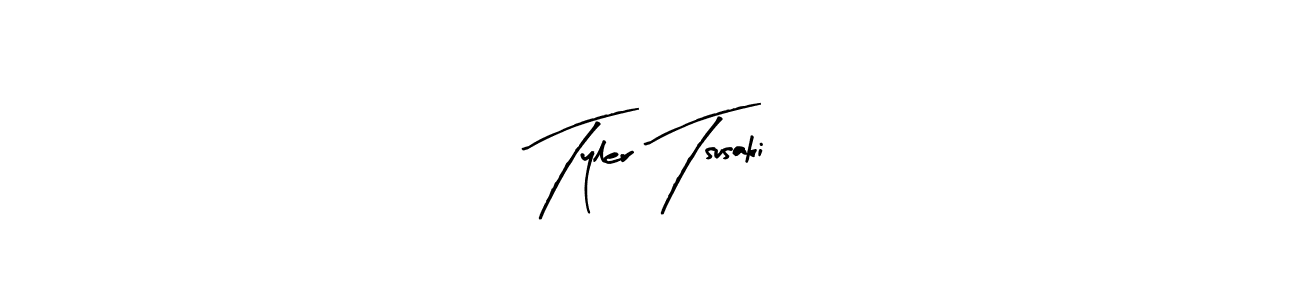 Create a beautiful signature design for name Tyler Tsusaki. With this signature (Arty Signature) fonts, you can make a handwritten signature for free. Tyler Tsusaki signature style 8 images and pictures png