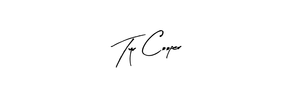 Arty Signature is a professional signature style that is perfect for those who want to add a touch of class to their signature. It is also a great choice for those who want to make their signature more unique. Get Tyr Cooper name to fancy signature for free. Tyr Cooper signature style 8 images and pictures png