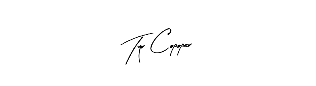 Make a beautiful signature design for name Tyr Copoper. With this signature (Arty Signature) style, you can create a handwritten signature for free. Tyr Copoper signature style 8 images and pictures png