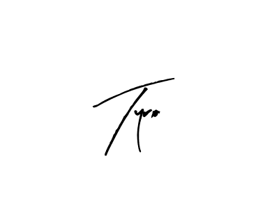 Tyro stylish signature style. Best Handwritten Sign (Arty Signature) for my name. Handwritten Signature Collection Ideas for my name Tyro. Tyro signature style 8 images and pictures png