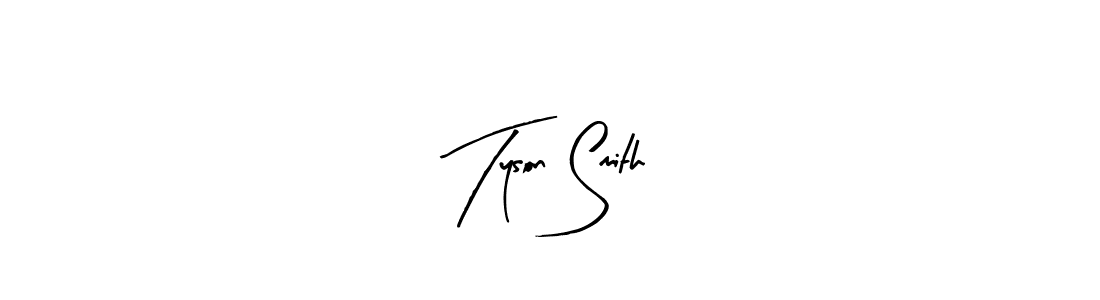 Design your own signature with our free online signature maker. With this signature software, you can create a handwritten (Arty Signature) signature for name Tyson Smith. Tyson Smith signature style 8 images and pictures png