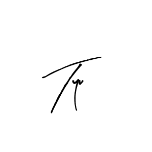 How to Draw Tyu signature style? Arty Signature is a latest design signature styles for name Tyu. Tyu signature style 8 images and pictures png